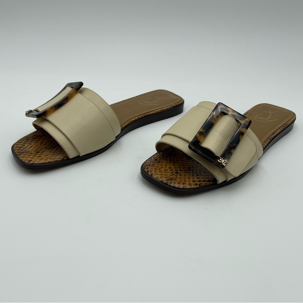 Sam Edelman Inez Slide-SZ 8M-Sand Leather Sandals- MSRP $120 - Picture 11 of 13